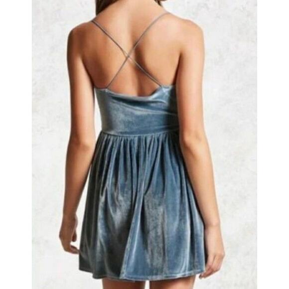 Forever 21 Velvet Mini Dress - Picture 1 of 5